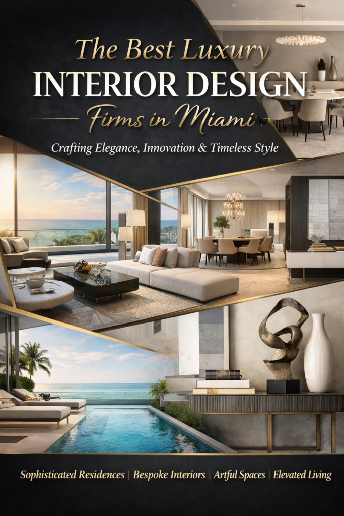 Best Luxury Interior Design Firms in Miami
